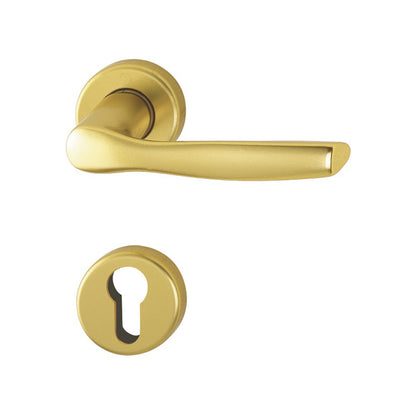 Maniglia Hoppe Milano con rosetta e bocchetta tonda foro cilindro d. 44 mm