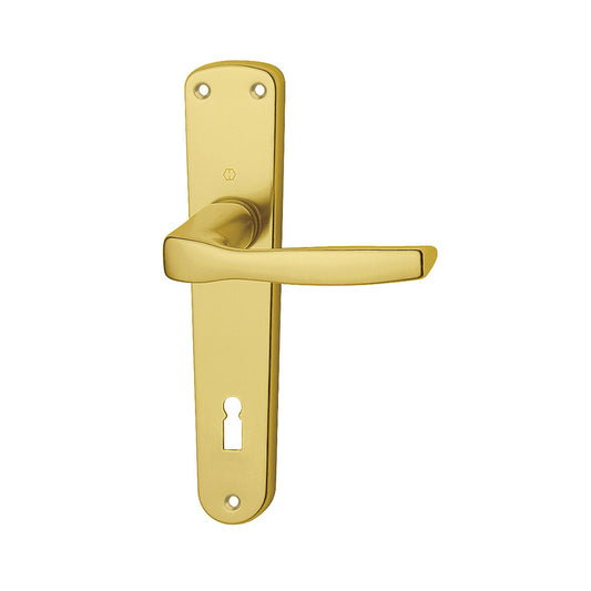 Maniglia porte interne Hoppe Milano con placca interasse 90 mm
