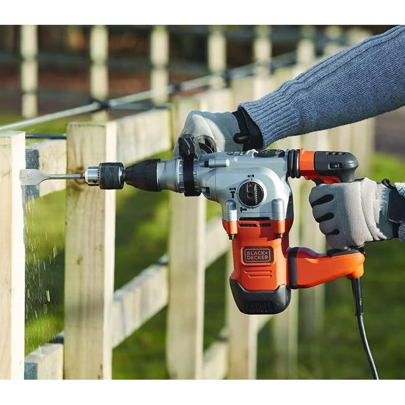 Martello tassellatore e demolitore SDS 1250W Black + Decker