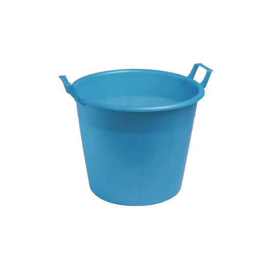 Mastello plastica con manici 50 litri azzurro