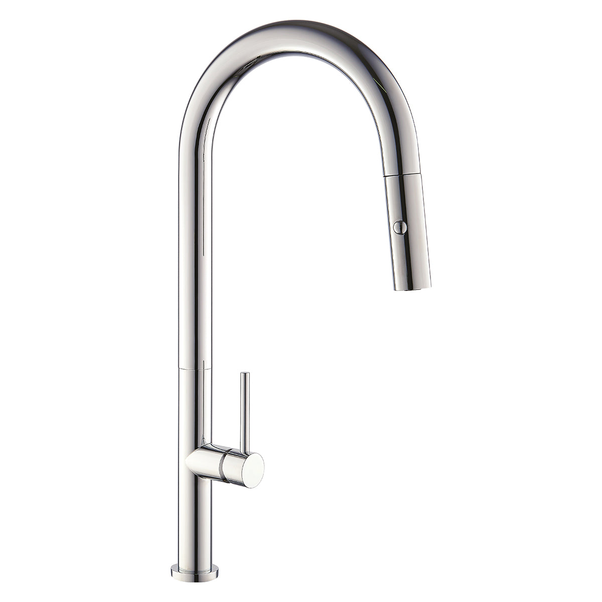 Miscelatore cucina monocomando con doccetta estraibile tondo
