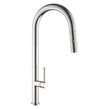 Miscelatore cucina monocomando con doccetta estraibile tondo