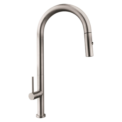 Miscelatore cucina monocomando con doccetta estraibile tondo
