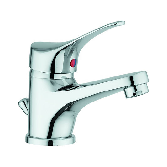 Miscelatore per lavabo bagno con piletta 11/4 Goplast Sei cromato