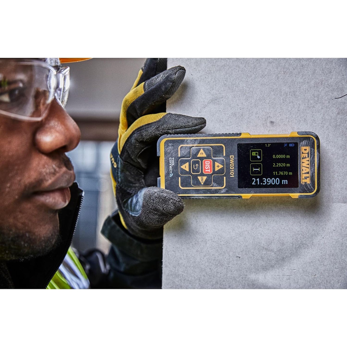 Misuratore digitale laser DeWalt portata 100 mt con accessori DW03101-XJ