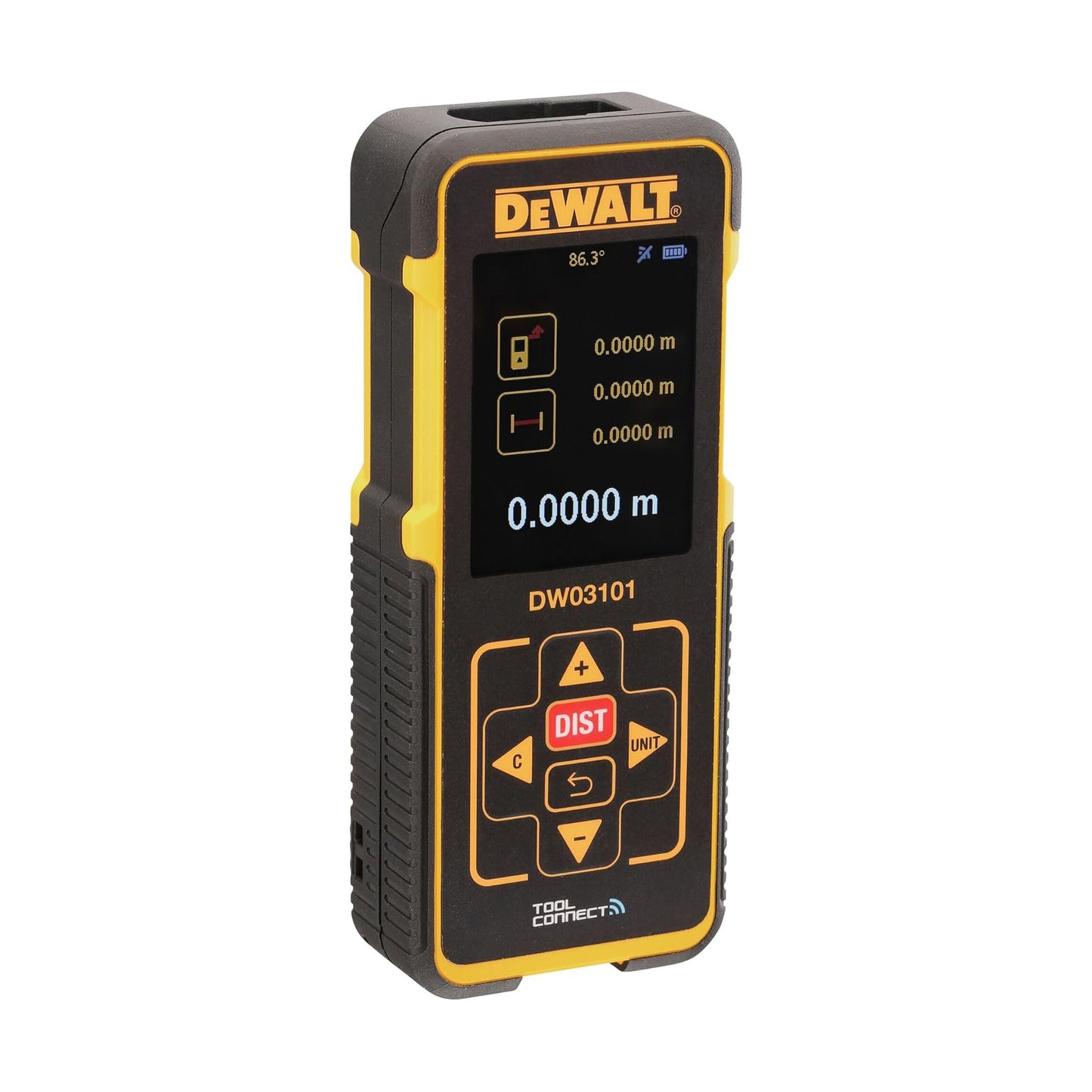 Misuratore digitale laser DeWalt portata 100 mt con accessori DW03101-XJ