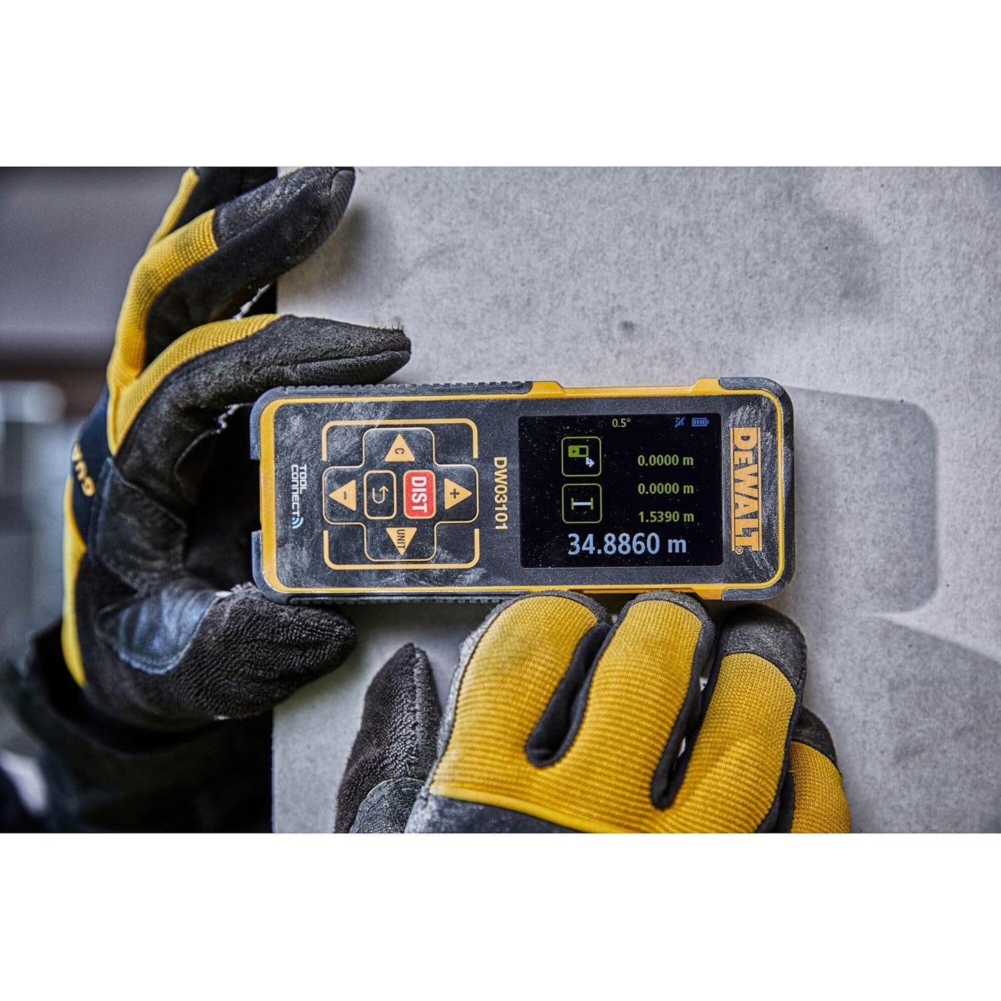 Misuratore digitale laser DeWalt portata 100 mt con accessori DW03101-XJ