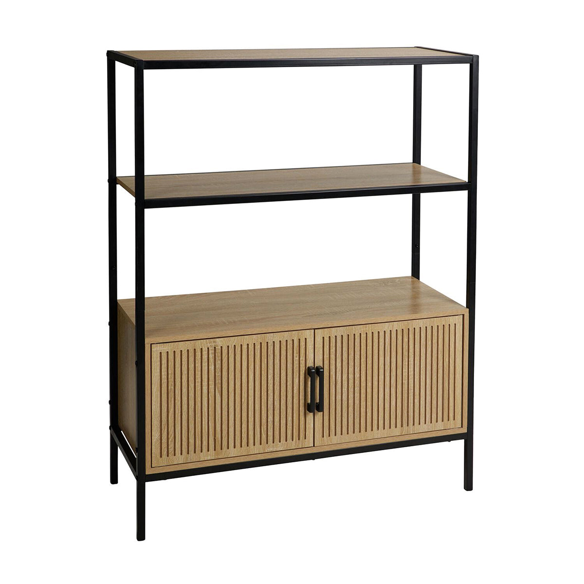 Mobile multiuso 33x83x105 cm 4 ripiani e 2 ante