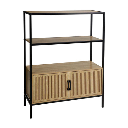 Mobile multiuso 33x83x105 cm 4 ripiani e 2 ante
