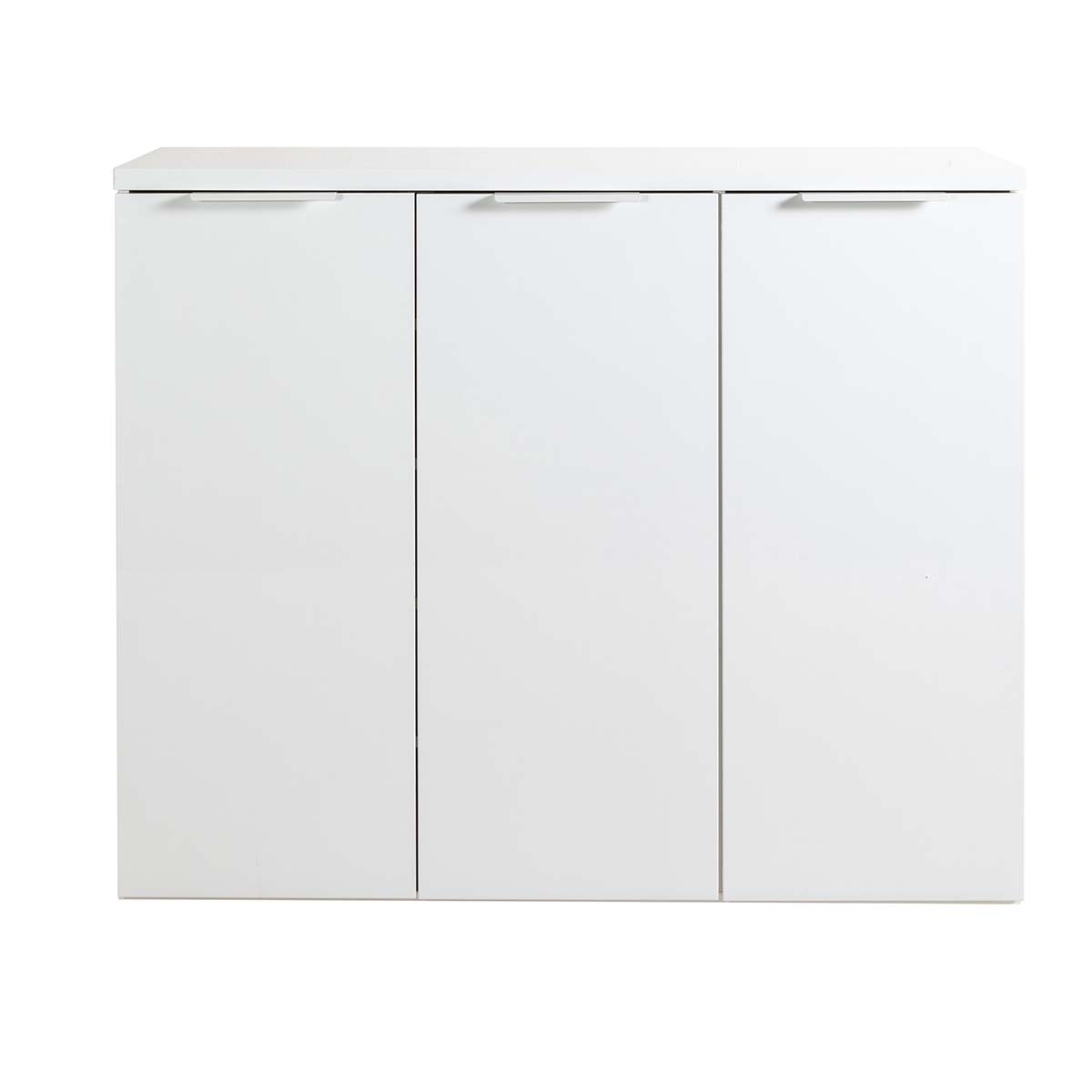 Mobile salvaspazio 3 ante bianco 120x102x35 cm