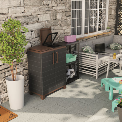 Mobiletto per differenziata 2 posti 68x37x90 cm Portofino Artplast