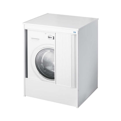 Mobile coprilavatrice da esterno 70x60 cm in resina bianco 5011P