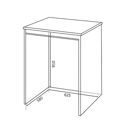 Mobile coprilavatrice da esterno 70x60 cm in resina bianco 5011P
