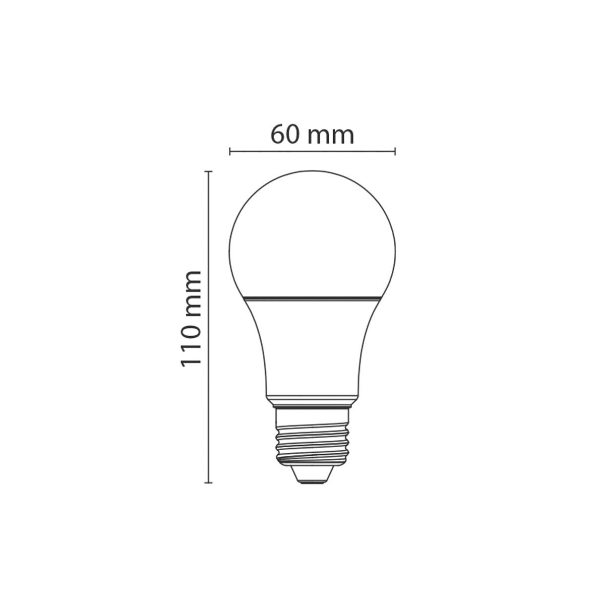 Lampadine LED 11W E27 Goccia luce brillante 4000K 3 pezzi