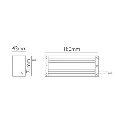 Driver alimentatore per strisce LED 60W 24V