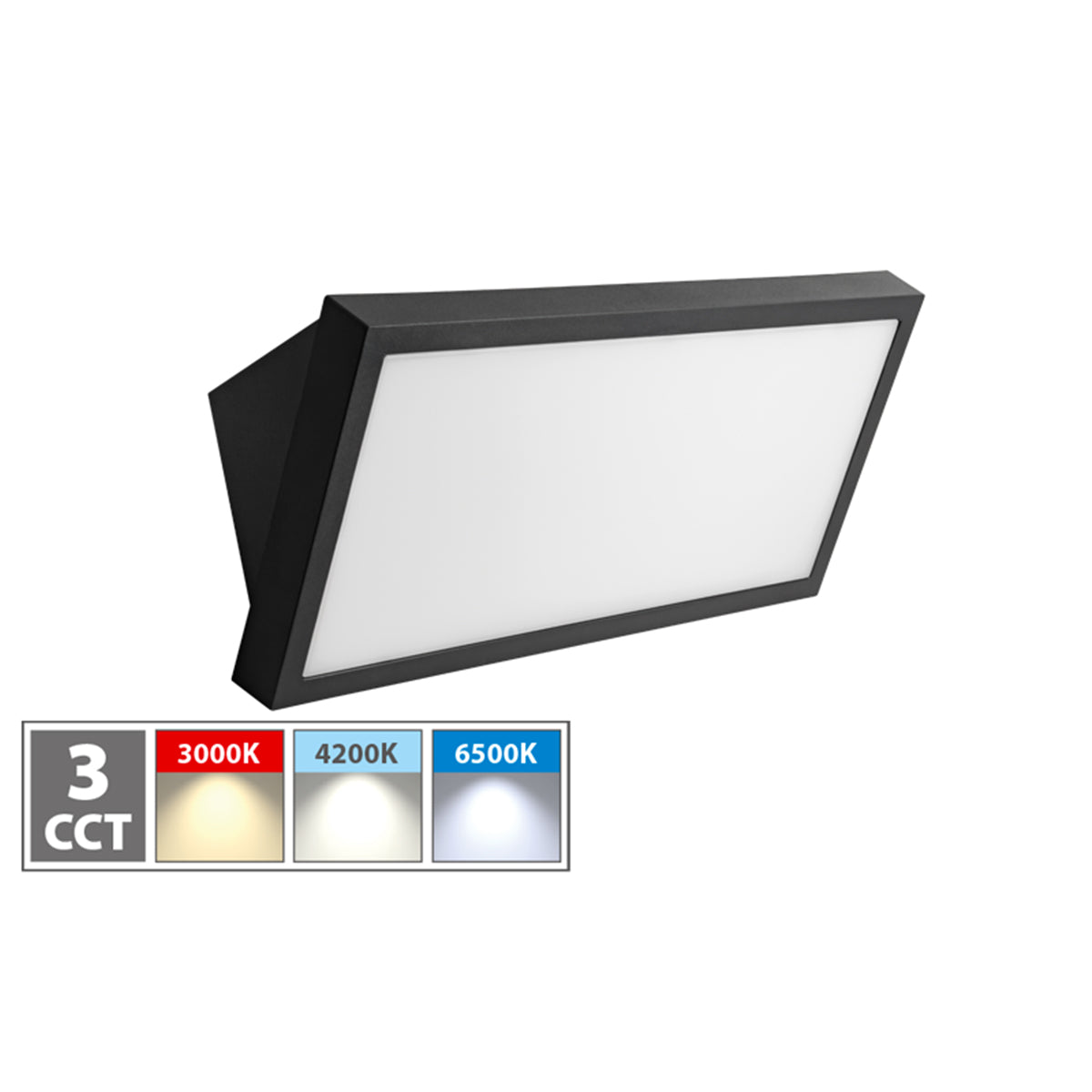 Applique LED da esterno 3 CCT 20W IP65
