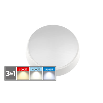 Plafoniera LED da soffitto tonda 18W IP54