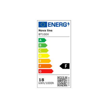 Plafoniera LED da soffitto tonda 18W IP54