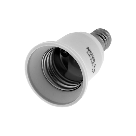 Adattatore portalampada da E14 a E27