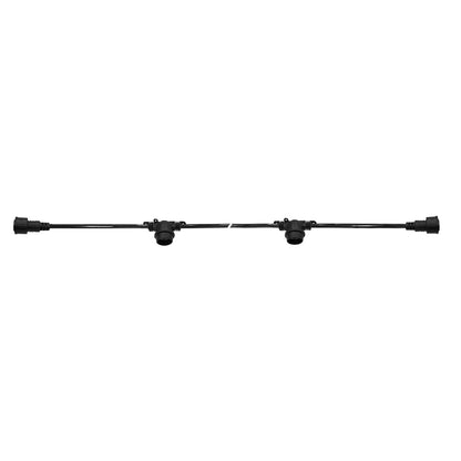 Kit catenaria 10 metri da esterno 10 portalampade E27 IP65
