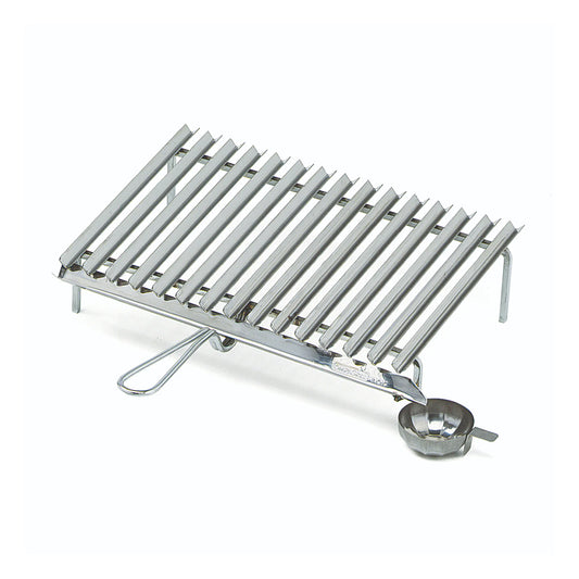 Graticola per camino 50x35 cm in acciaio inox Ompagrill