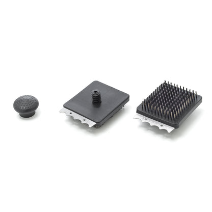 Set spazzola e paletta 2 in 1 in acciaio inox