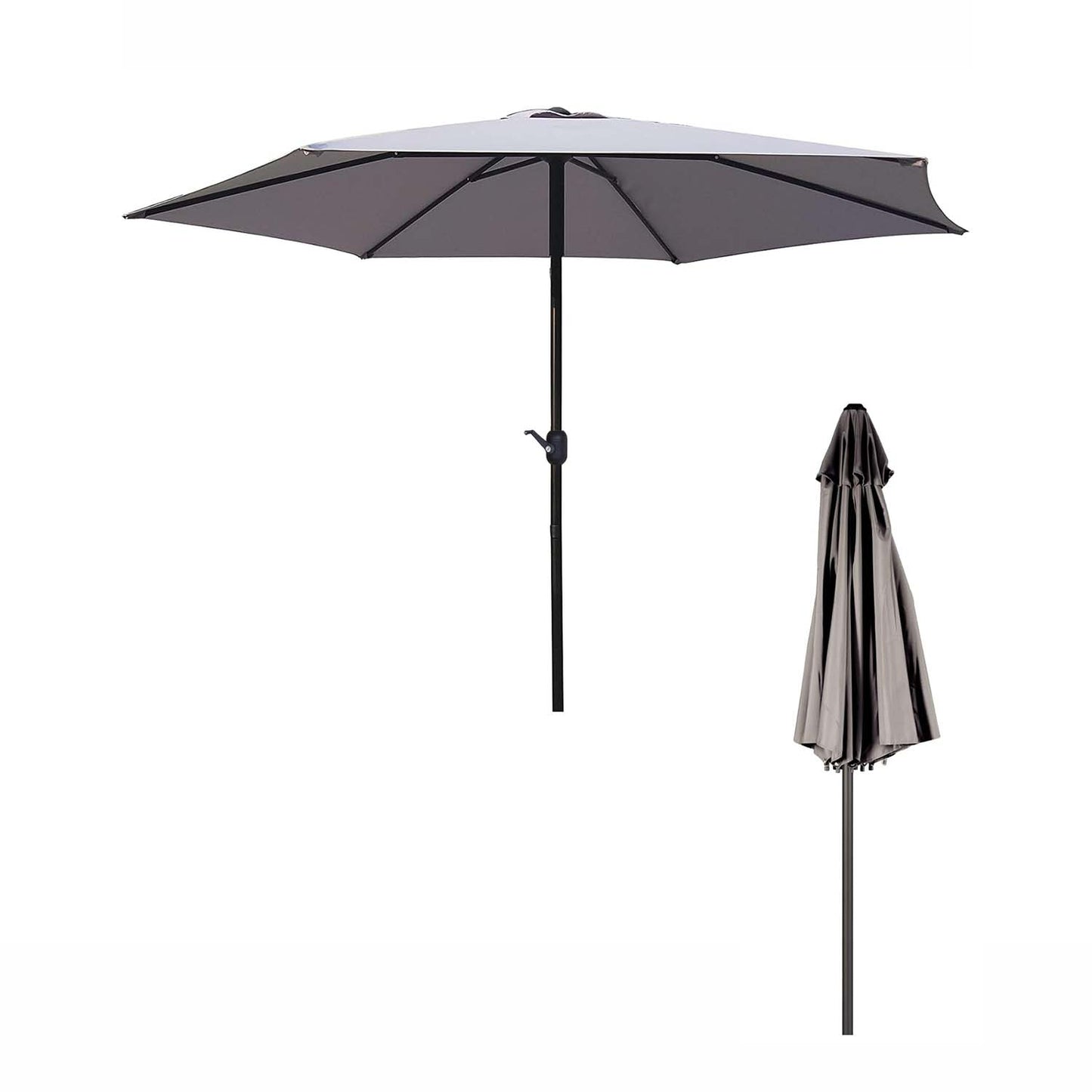 Ombrellone da giardino 2x3 mt con manovella