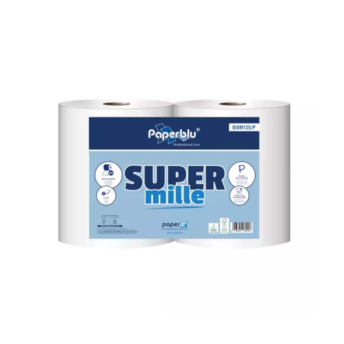 Rotoli carta multiuso 2 veli 800 strappi