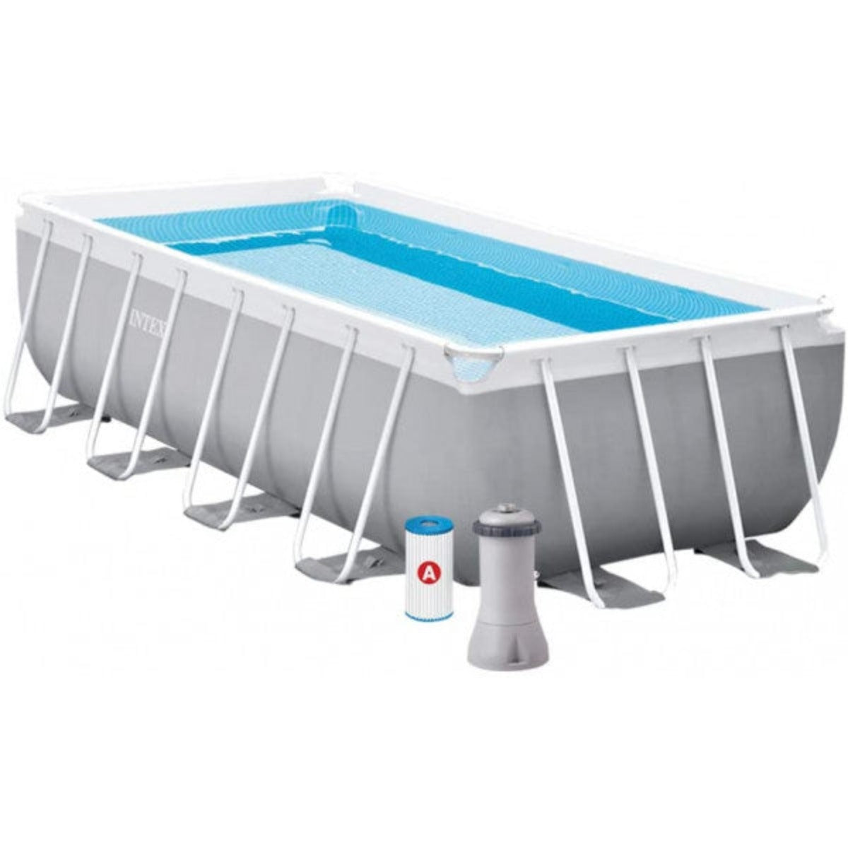 Piscina prisma metal frame intex 26792 con accessori 488x244x107 cm