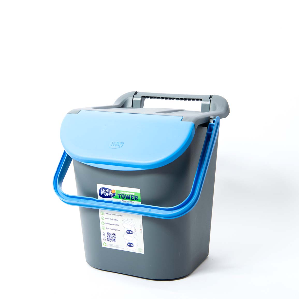 Pattumiera per raccolta differenziata Tower bin 30 lt vari colori