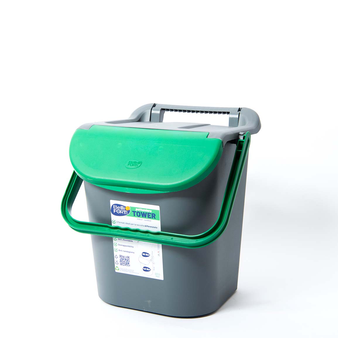 Pattumiera per raccolta differenziata Tower bin 30 lt vari colori