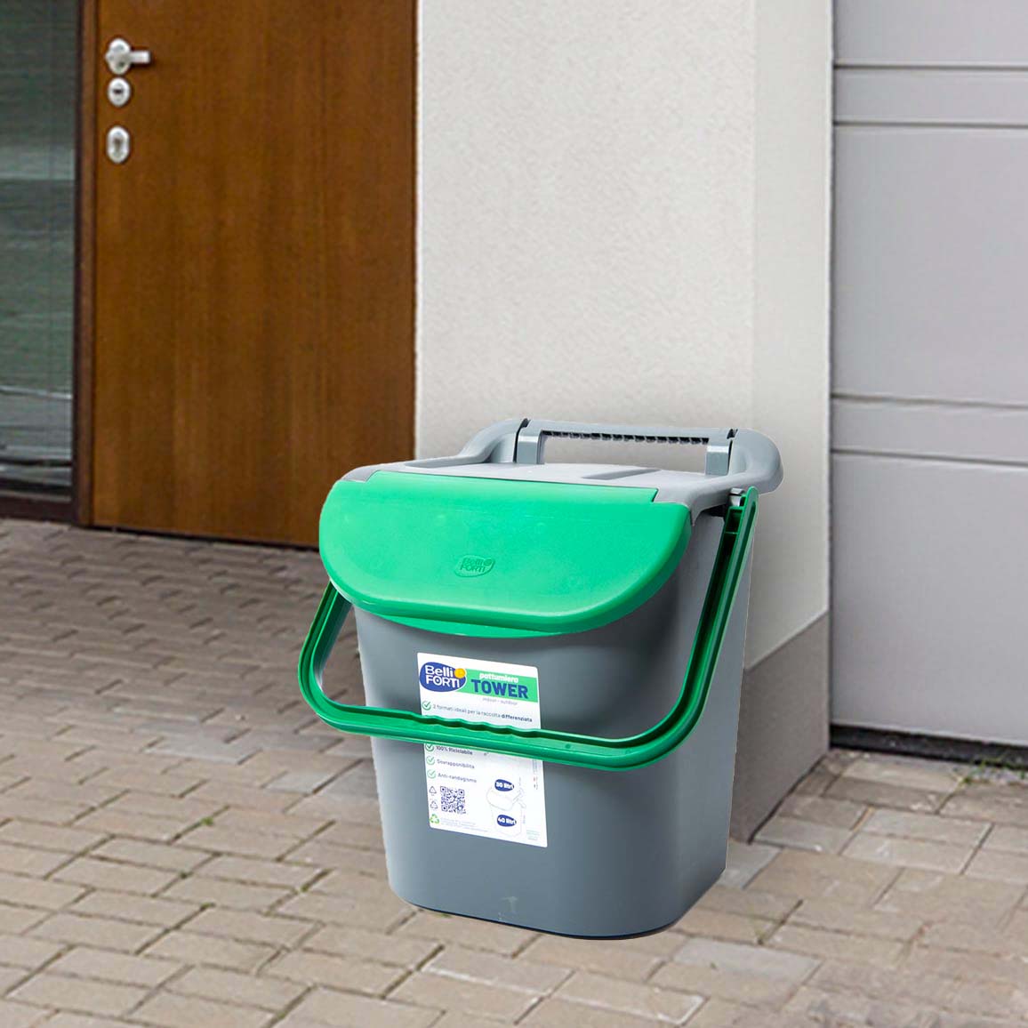 Pattumiera per raccolta differenziata Tower bin 30 lt vari colori