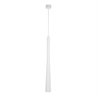 Pendel moderno bianco in metallo GU10 1528xØ60 cm