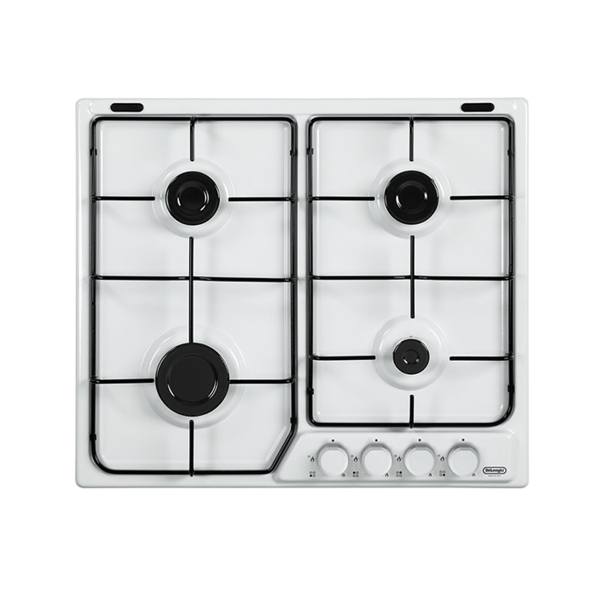 Piano cottura a gas 4 fuochi 60 cm bianco De Longhi FFB 46 ASV