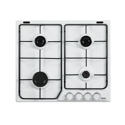 Piano cottura a gas 4 fuochi 60 cm bianco De Longhi FFB 46 ASV