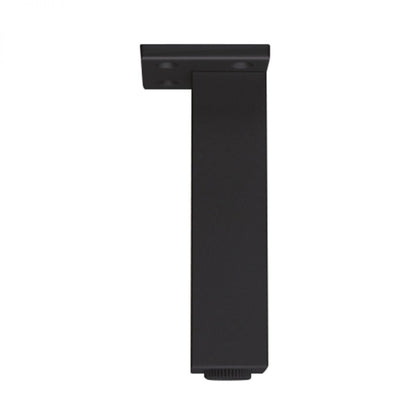 Piedino quadro regolabile in ABS nero opaco PI01B