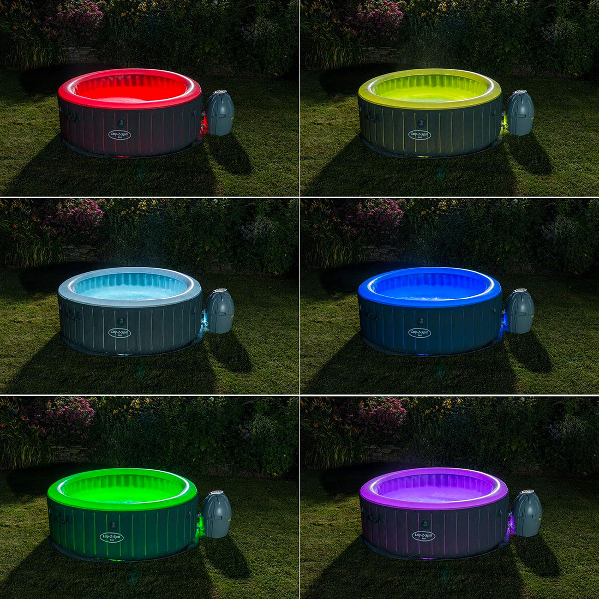 Piscina idromassaggio gonfiabile Lay-Z-Spa Bali Airjet 2-4 posti 180x66 cm Bestway 54183