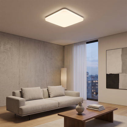 Plafoniera LED Square Moon bianca CCT 50W IP40