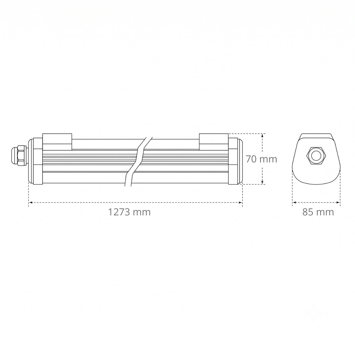 Plafoniera LED da esterno Saving Slim IP66 6500K 38W Beghelli