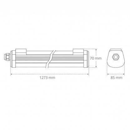 Plafoniera LED da esterno Saving Slim IP66 6500K 38W Beghelli