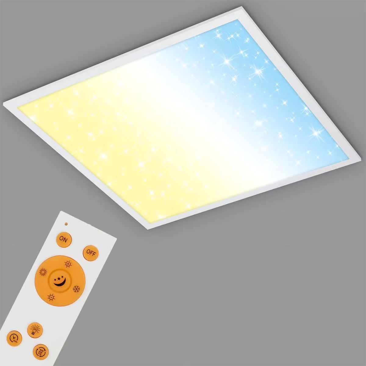Plafoniera LED da soffitto cielo stellato bianca 36W 3800lm Briloner