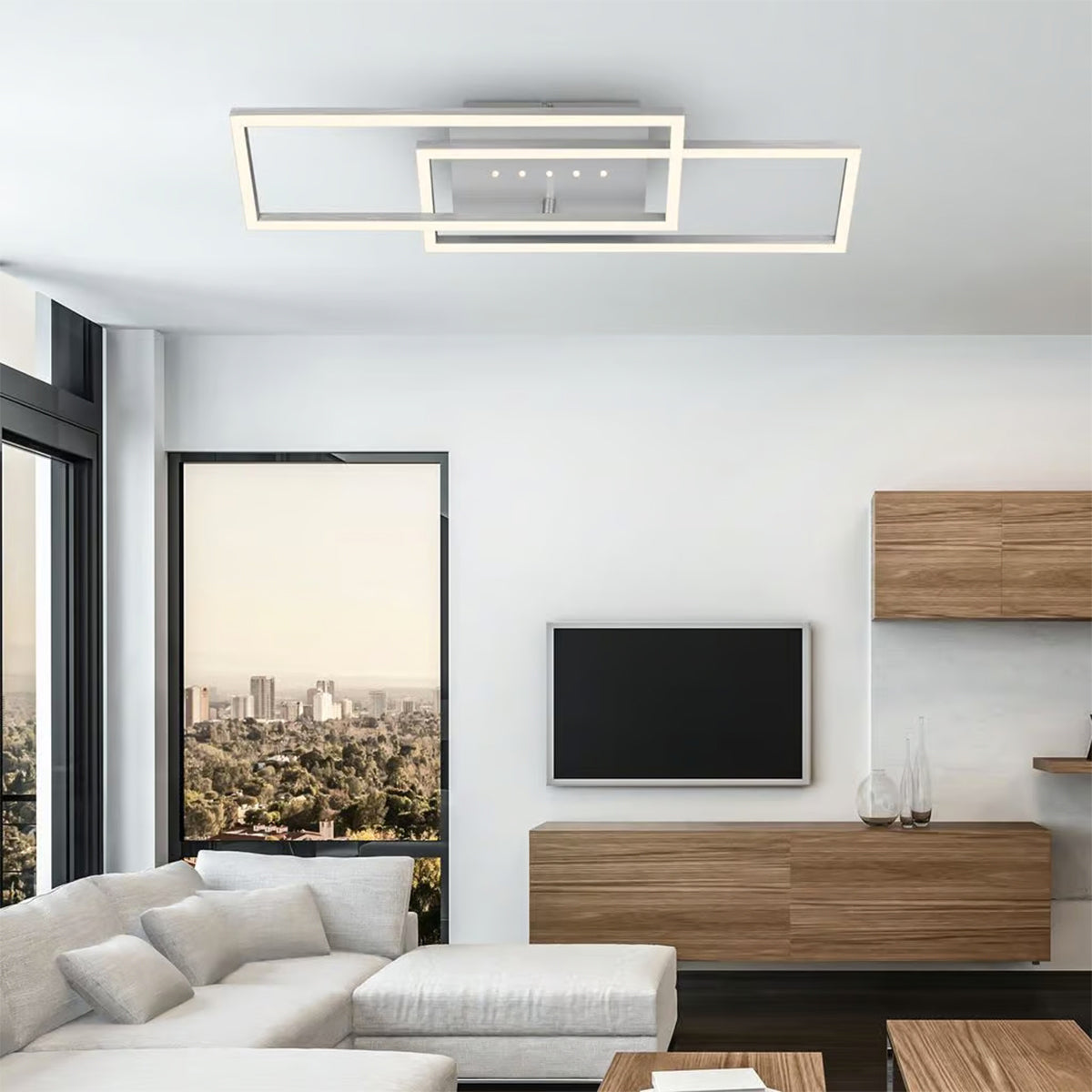 Plafoniera LED da soffitto orientabile 2850lm 30W funzione memoria