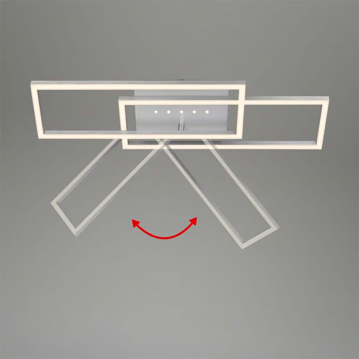 Plafoniera LED da soffitto orientabile 2850lm 30W funzione memoria