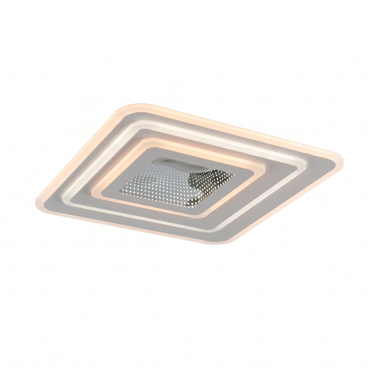 Plafoniera LED da soffitto quadrata bianca 4200lm 3000+4500K 48x48 cm