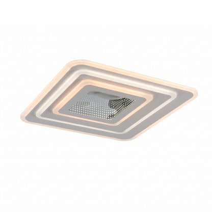 Plafoniera LED da soffitto quadrata bianca 4200lm 3000+4500K 48x48 cm