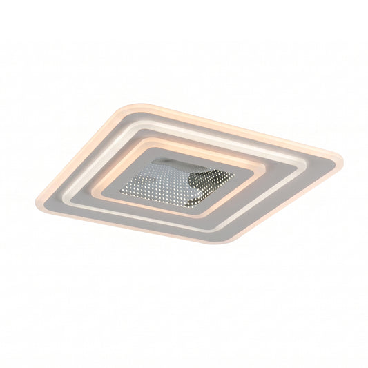 Plafoniera LED da soffitto quadrata bianca 4200lm 3000+4500K 48x48 cm