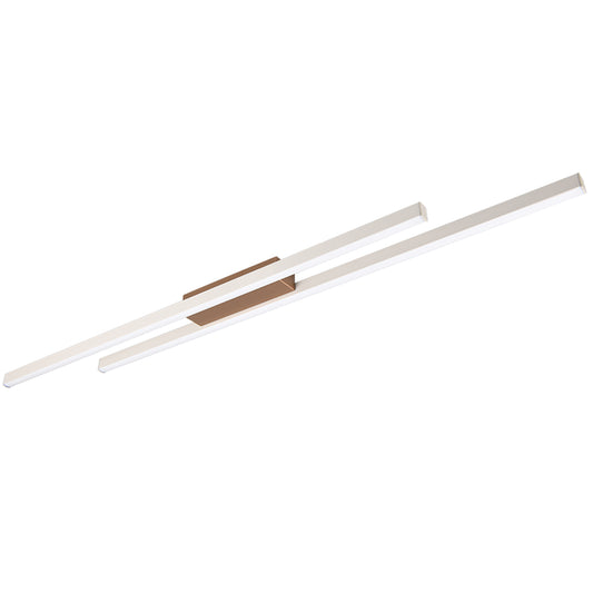 Plafoniera LED da soffitto/parete 3000K 2500lm grigio caldo Trio Lighting Odio