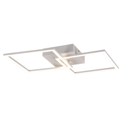 Plafoniera LED orientabile da soffitto/parete 2500lm 4000K bianco opaco Trio Lighting Trail