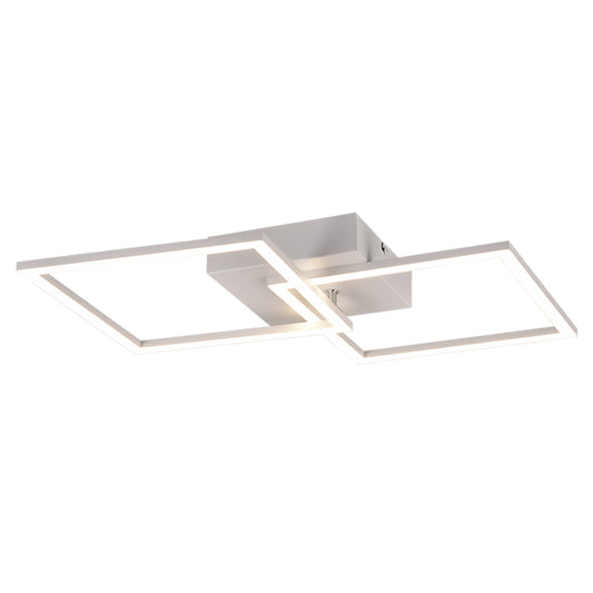 Plafoniera LED orientabile da soffitto/parete 2500lm 4000K bianco opaco Trio Lighting Trail