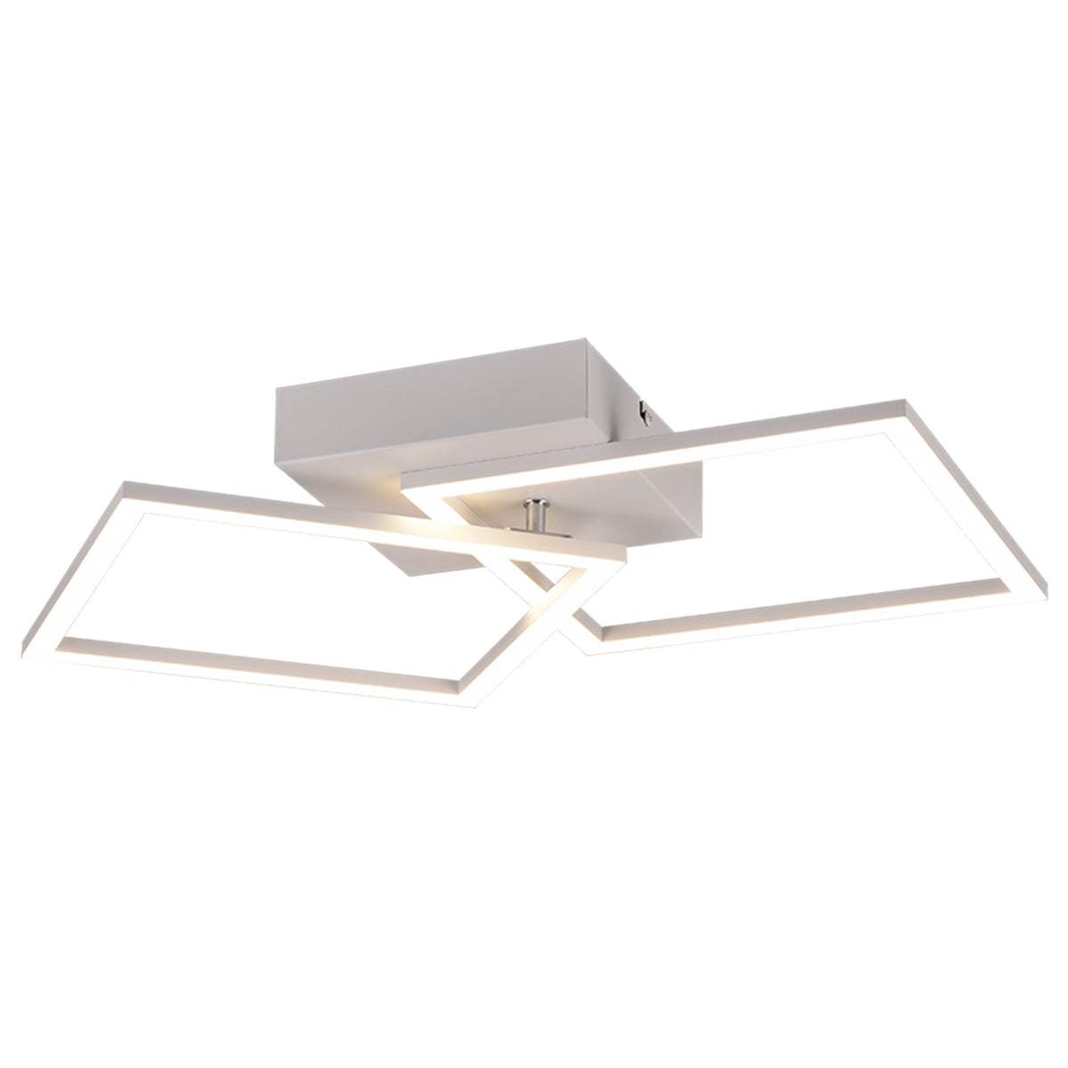 Plafoniera LED orientabile da soffitto/parete 2500lm 4000K bianco opaco Trio Lighting Trail